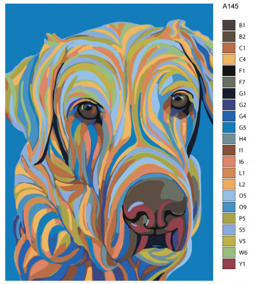 Картина по номерам, 60 x 80, A145