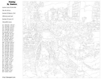 Картина по номерам, 40 x 40, ETS244-4040