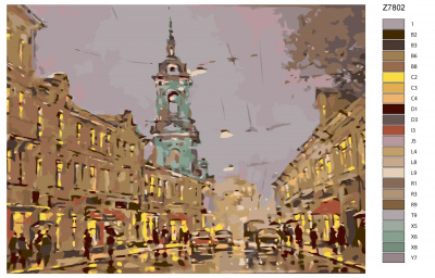 Картина по номерам, 45 x 60, Z-Z7802