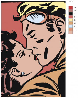 Картина по номерам, 48 x 72, PA155