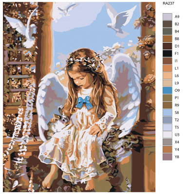 Картина по номерам, 40 x 50, RA237