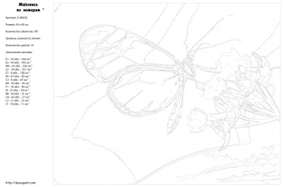 Картина по номерам, 40 x 50, Z-AB436