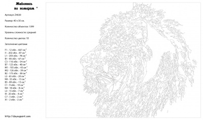 Картина по номерам, 30 x 40, Z-Z4020