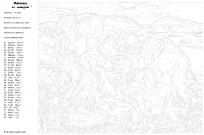 Картина по номерам, 40 x 50, Z-Z10122223
