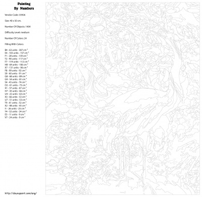 Картина по номерам, 40 x 50, KTMK-33926