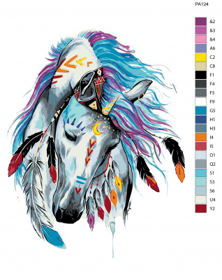 Картина по номерам, 100 x 150, PA124