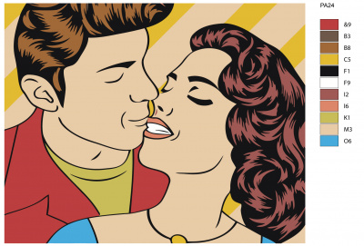 Картина по номерам, 80 x 100, PA24