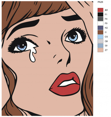 Картина по номерам, 80 x 100, PA26