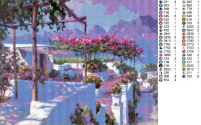 Картина со стразами, 40 x 50, DI-HB04