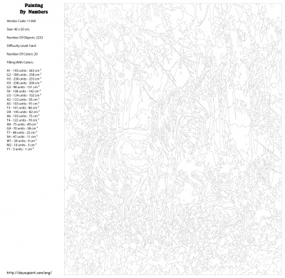 Картина по номерам, 40 x 50, KTMK-11260