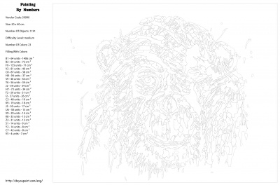 Картина по номерам, 40 x 50, KTMK-59990