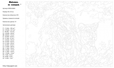 Картина по номерам, 30 x 40, KRYM-AN04