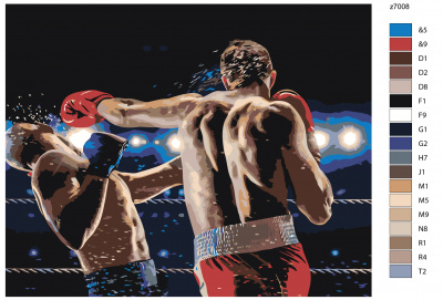 Картина по номерам, 48 x 60, z70081