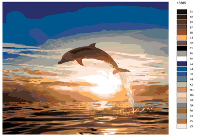 Картина по номерам, 100 x 125, KTMK-13385