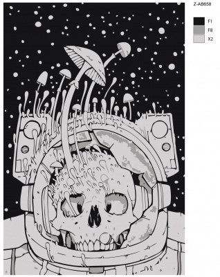 Картина по номерам, 48 x 72, Z-AB658